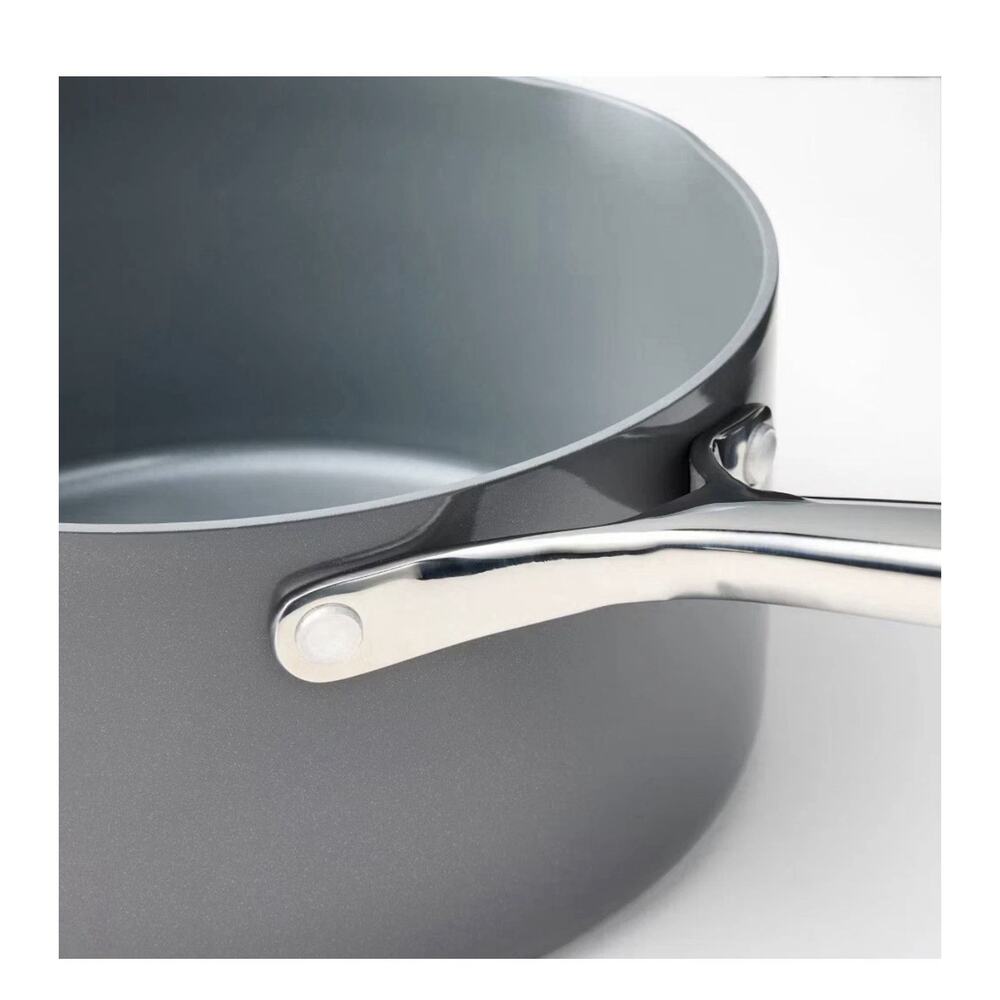 3qt Nonstick Ceramic Coated Aluminum Sauce Pan Dark Gray - Figmint Brand New - Picture 3 of 6